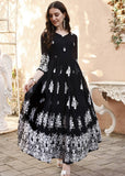 Women's Blackberry Anarkali Gown