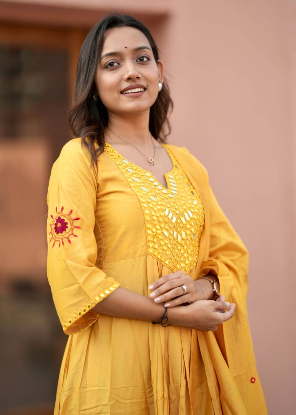 Women's Boutique Collection Yellow Kurta Set