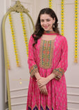 Women's Chinon Kurta Set