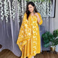 Women's Gorgeous Pure Heavy Yellow Cotton Kurta Suit Set