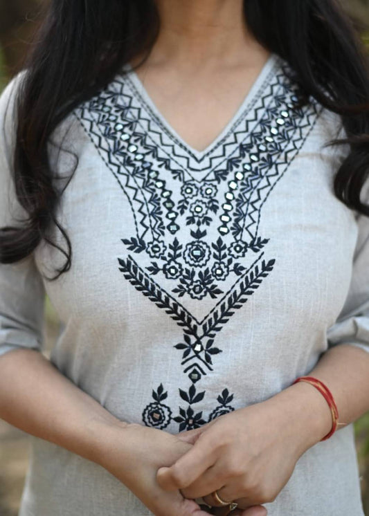 Women's Khadi Cotton Kurti