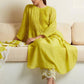 Women's Cotton Lemon Kurta Set