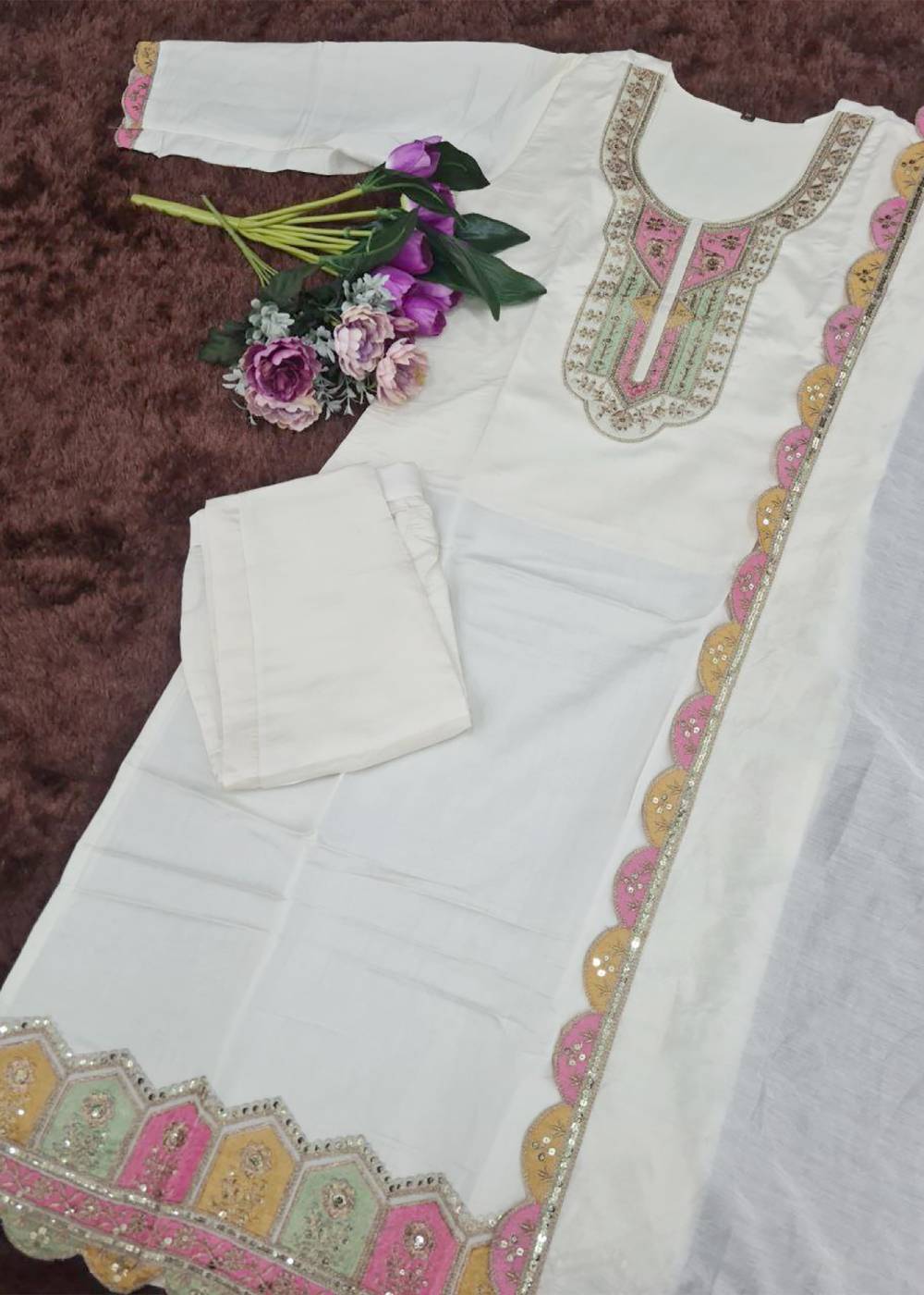 Women's Premium Silk Milano Kurta Set