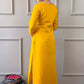 Women's Begum yellow Premium Silk Kurta Set